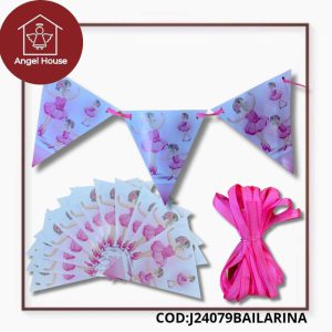 Banderín temática bailarina