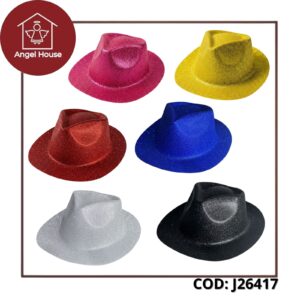 Sombrero con purpurina/brillo