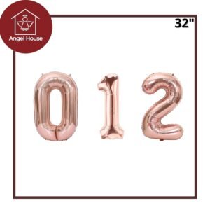 Globo de numero 32" Rose Gold